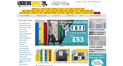 Desktop Screenshot of lockers-direct2u.com